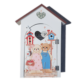 C&F Wooden Large Bear Key Holder Box